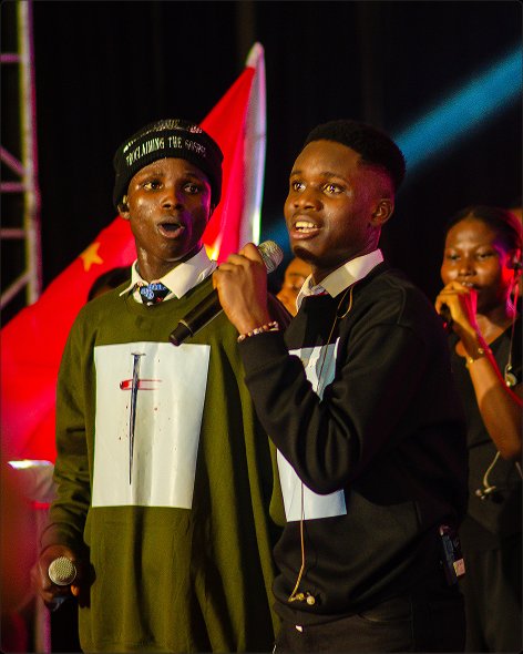 Joshua and Goodluck Stanley performing